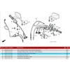 Honda Cavallotto sx supp.leva freno cod.45517KY4900
