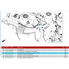 Honda Fastener b,dual l cod.64243MEW920