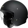 Shoei Casco shoei j-o jet visiera corta in fibra