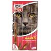 Joki Plus Elanco Joki Plus Gatto Snack Alimento Secco Snack Bastoncini per Gatto al Gusto Carne ,Vitamine D3,E Minerali da 3 Stick x 5gr