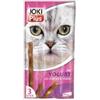 Joki Plus Elanco Joki Plus Gatto Yogurt per Gatto Alimento Secco Snack per Gatti Gusto Carne ,Vitamina D3, E,Minerali da 3 Stick x 5 gr