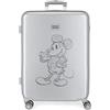 Disney Topolino 100 Bagagli- Valigia Bambine e ragazze Grigio