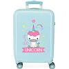 ROLL ROAD Little Me, Valigia Baita Rigida 55cm Unisex Child, Turchese (Turquoise), 38x55x20 cms