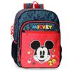 Disney Mickey Get Moving Zaino Scuola Multicolore 30 x 38 x 12 cm Poliestere 13,68 L, multicolore, Zaino scuola