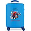 Marvel Spiderman Geo, Trolley Rigido Cabina 55m Ragazzo, Blu (Blue), Valigia di Cabina