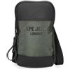 Pepe Jeans Bromley Borsa a tracolla Piccola Verde 10,5x18x2 cm Poliestere, Verde, Taglia unica, Borsa a tracolla piccola