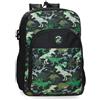 Movom Raptors Zaino Scuola Nero 30x40x13 cm Poliestere 15,6L, Nero, Zaino scuola