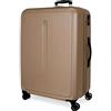 ROLL ROAD Cambogia Valigia grande grigio 53 x 78 x 31 cm Rigida ABS Chiusura a combinazione laterale 108 L 4,76 kg 4 ruote doppie