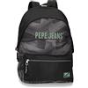 Pepe Jeans Davis Zaino per portatile doppio scomparto 15,6 nero 31 x 44 x 17,5 cm Poliestere 20,46 L