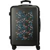 ROLL ROAD Gamers Valigia media nera 46 x 65 x 23 cm rigida ABS chiusura a combinazione laterale 56 3 kg 4 ruote doppie