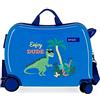 Enso Dino, Valigia Per Bambini 39 Cm Ragazzo, Blu (Blue), Cabina 38Centimeters