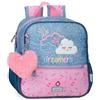 Enso Dreamer - Zaino per bambini, zaino scolastico, realizzato in poliestere, ruote doppie girevoli multidirezionali, molteplici modi di utilizzarlo, blu, Zaino piccolo, Zaino piccolo