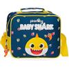 Baby Shark Borsa a Tracolla Adattabile a Trolley, 23 cm, Blu