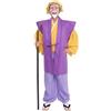 Clearstone (Clearstone) Clearstone costume stile giapponese cosplay Halloween Komon-sama uomo viola da
