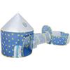 Wakects Tenda da Gioco Wakects 3 in 1 con Tunnel, Piscina con Palline e Tenda per Bambini 3-6 Anni, Stella