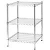 Archimede Sistema Componibile, Scaffale Tre Ripiani, Grigio (Cromato), 61 x 61 x 90 cm