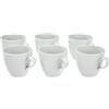 Alessi SG53/87 Mami Tazza da caffè-Filtrato, in Porcellana Bianca, Set da 6