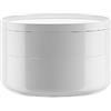 Alessi PL17 W Birillo Contenitore da Bagno, PMMA, Bianco