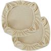 Sunnyway Coprisedia elasticizzati per sala da pranzo, coprisedia da computer, copertura protettiva per sedia da computer, in spandex, rimovibile, lavabile, confezione da 2 (beige, 2)