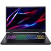 ACER NOTEBOOK ACER NITRO 5,INTEL I9-12900H, 32GB DDR5 RAM, 1TB SSD, 17.3 FHD IPS,GEFORCE RTX 4060 8GB GDDR6, W11 HOME, TASTIERA RGB PN:NH.QLFET.00B