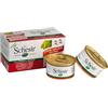SCHESIR SpA Filetti di Pollo con Manzo in Gelatina - 4 Lattine da 85GR