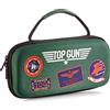 Numskull Official Top Gun Hard Shell Travel Case for Nintendo Switch and OLED Model 2021 Console - Fits 10 Games and Switch Accessories