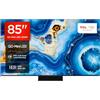 TCL 85QM8B TV Mini LED 85", Pannello QLED 144Hz, 4K HDR Premium 1500nit, Google TV (Dolby Vision IQ - Atmos, Audio Onkyo, Compatibile con Google Assistant, Alexa - AirPlay2)