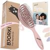 BJORKI® Spazzola per capelli per bambini senza tirare, con spazzole educative 1 x 1 - Spazzola professionale con molla a spirale flessibile, la nostra spazzola districante per bambini contro nodi e