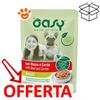 Oasy Dog Adult Straccetti in Salsa con Manzo e Carote - Bustina Da 100 Gr - CONFEZIONE RISPARMIO