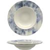 Mesa Ceramics 17 cm - Estoril Piatto Fondo Pasta Bowl Decorato In Gres porcellanato Set 4 Pz