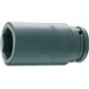 Hazet 1000Slg-30 Inserto Chiave a Bussola per Avvitatori ad Impulso Esagonale, Nero, Attacco Quadro, Cavo, 20 mm 3/4 di Pollice