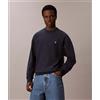 Calvin Klein Jeans Felpa in spugna di cotone oversize Uomo