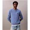 Calvin Klein Jeans Felpa in spugna di cotone con badge Uomo