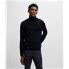 BOSS BLACK BOSS Maglione a collo alto in lana vergine Uomo