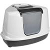 AniOne Gatto Toilette Flip Corner Nera M