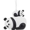 Hallmark Ornamento natalizio a forma di panda genitore e figlio (0001HGO3076)