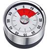 Westmark Timer da cucina, Meccanico, Magnetico, 1-60 minuti, Acciaio inox/Plastica, Antracite/Argento, 10902260
