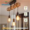 Bratek Lampadina LED E27 8W Globo Filamento Vintage | Stile, Risparmio Energetico, Lunga Durata e Luce Brillante Luce Calda