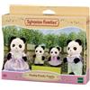 Sylvanian Families - Adorabile Famiglia Panda Pookie - Playset Casa delle Bambole con Figure Mobili e Morbide - Modello 5529