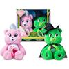 Care Bears Basic Fun Orsetti del Cuore 22 cm - Set 2 Peluche Wicked (Good Luck come Elphaba & Love-a-Lot come Glinda) - Collezione Care Bears x Wicked