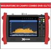 EDISION Misuratore di Campo Tv Combo DVB-T2 H265 DVB-S2 Analizzatore di Spettro Antenna