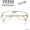 ZEISS occhiali da vista Carat 6880 4300 RARE VINTAGE80s 22kt ELECTRO GOLD PLATED
