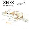 ZEISS occhiali da vista Carat 6816 174 130 VINTAGE 80s 22kt ELECTRO GOLD PLATED
