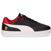 PUMA Ferrari Caven 2.0 Sneaker In Ecopelle Nero Bianco - Uomo - Nero Bianco