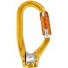 Petzl Carrucola moschettone ROLLCLIP A TRIACT-LOCK che facilita l'installazione della corda quando la carrucola è posizionata sull'ancoraggio PETZL