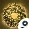 Wisdom Catena di luci 25 metri da 500 Led Bianco Caldo con cavo verde Wisdom