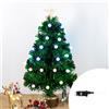 Wisdom Albero di Natale da tavolo 60cm Palline Led RGB Wisdom