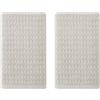 Tommy Bahama Set di asciugamani in cotone altamente assorbente, decorazione da bagno a basso pelucchi e resistente allo sbiadimento, 2 pezzi, marrone chiaro del Pacifico settentrionale