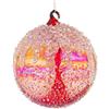 Bizzotto Sfera di Natale Wink D 100 Mm Vetro Rosso
