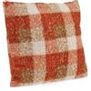 Bizzotto Cuscino di Natale Laurence Quadri 45 x 45 Cm Arancione